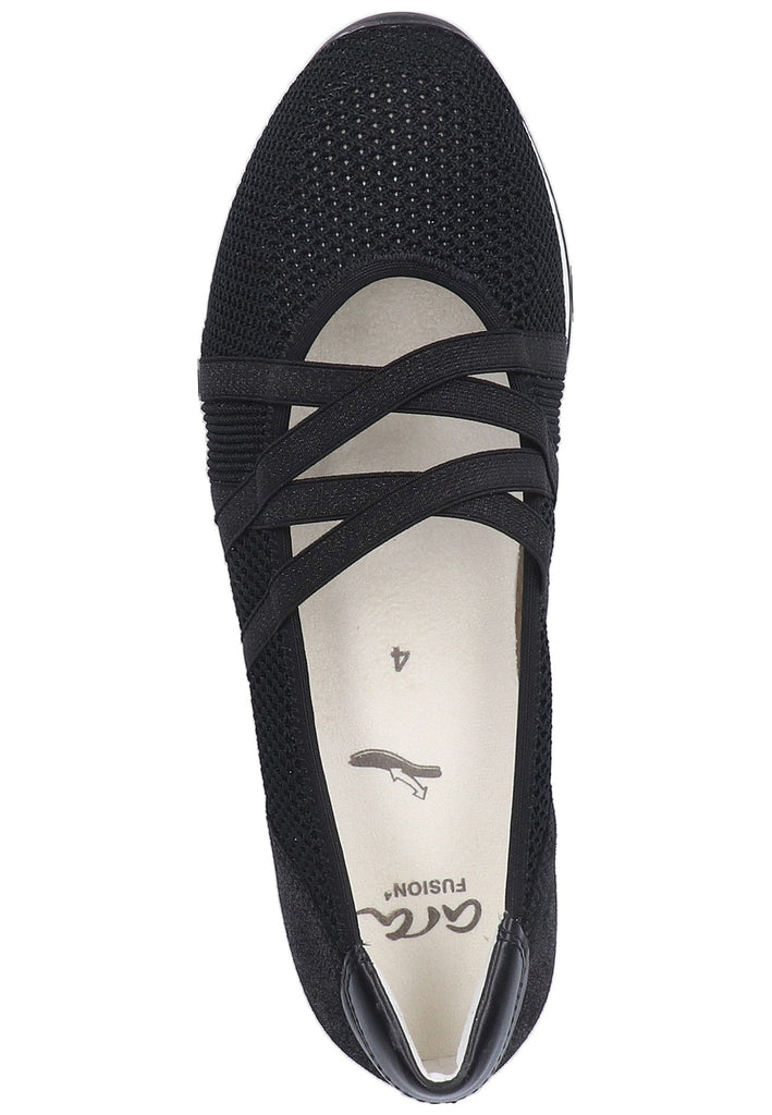 ara Ballerinas Textil Schwarz