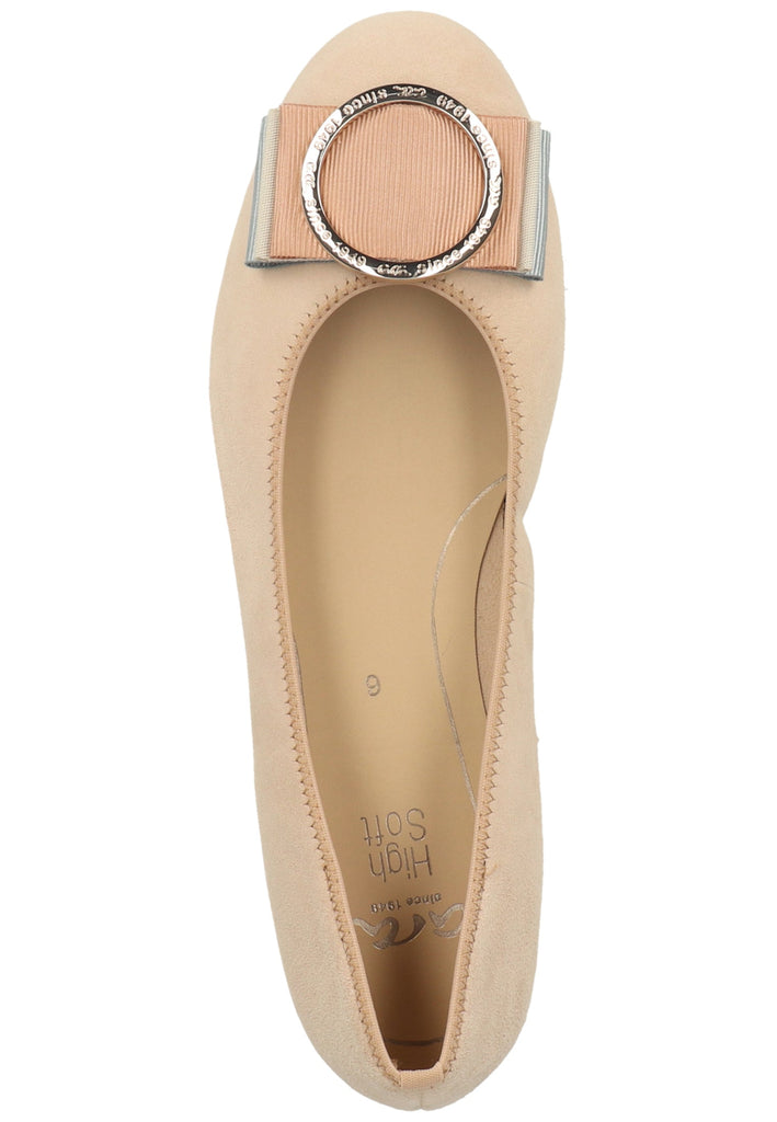 ara Ballerinas Veloursleder Braun
