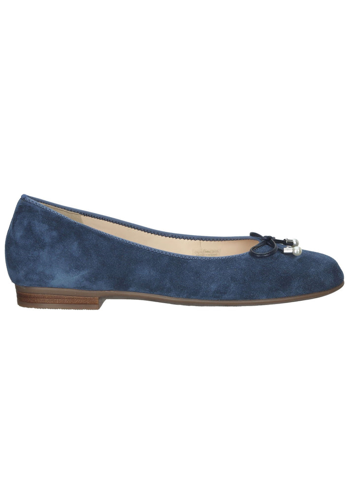 ara Ballerinas Veloursleder Dunkelblau