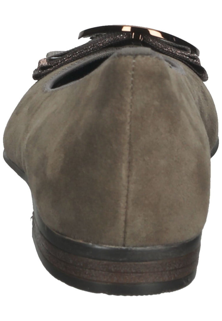 ara Ballerinas Veloursleder Dunkelgrün