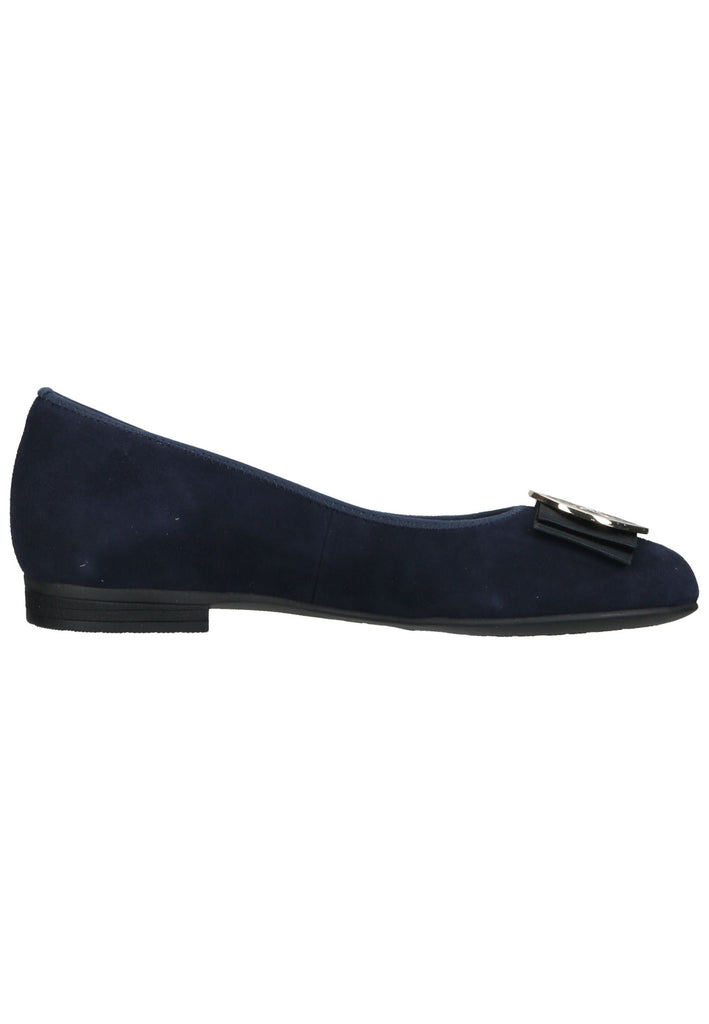 ara Ballerinas Veloursleder Nachtblau