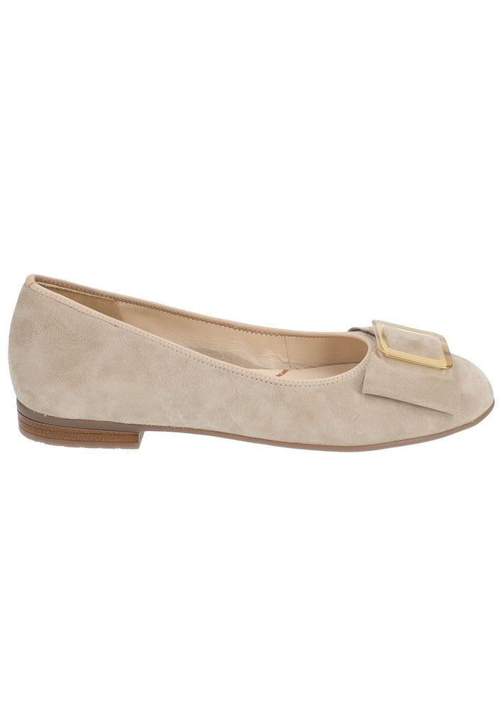 ara Ballerinas Veloursleder Sand