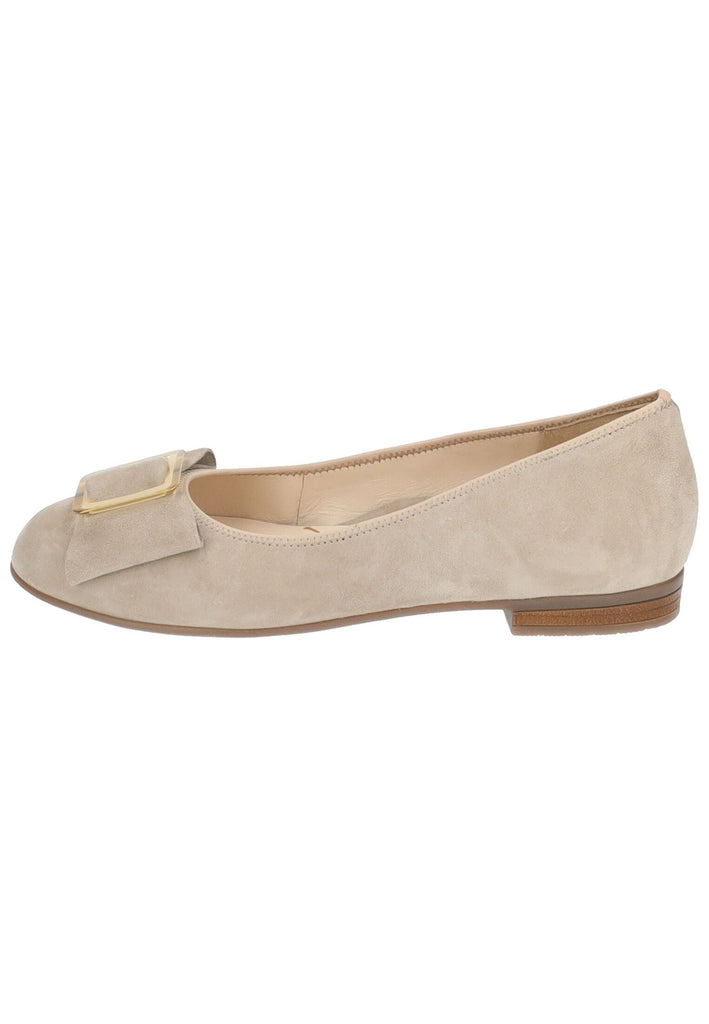 ara Ballerinas Veloursleder Sand
