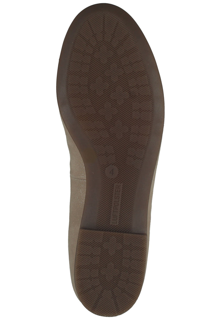 ara Ballerinas Veloursleder Sand