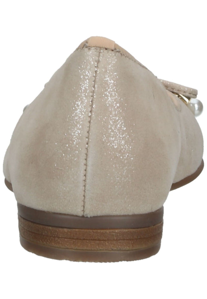 ara Ballerinas Veloursleder Sand