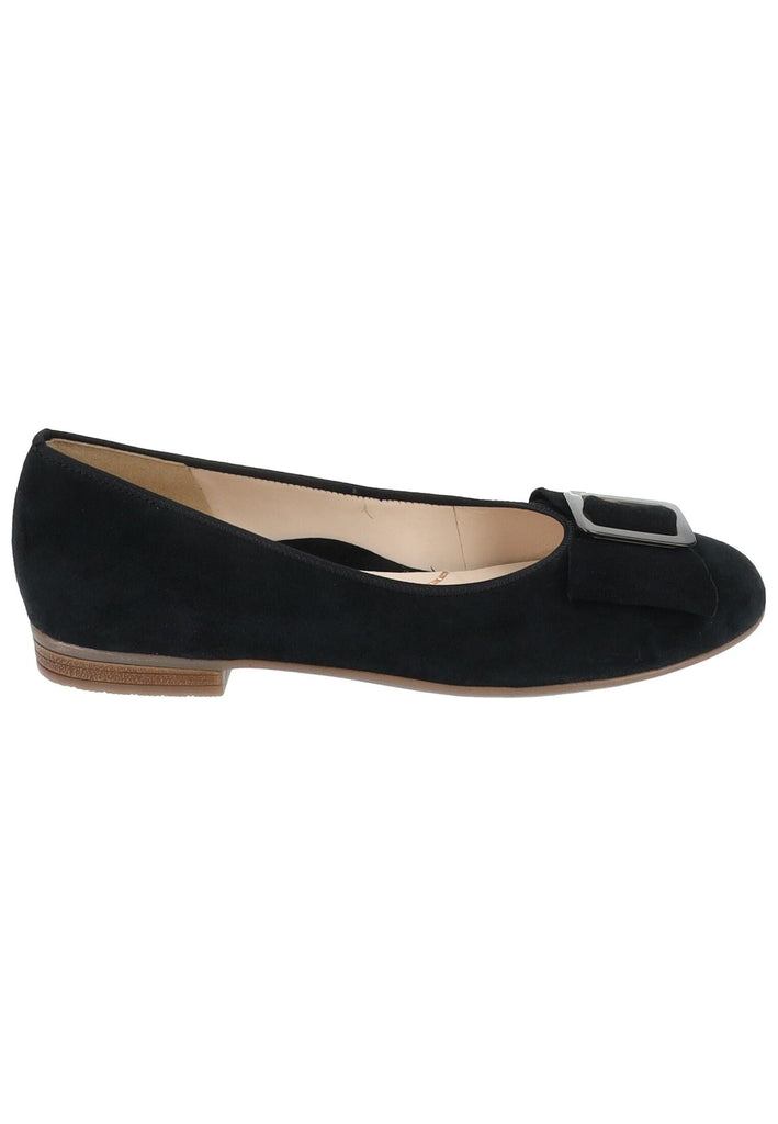ara Ballerinas Veloursleder Schwarz
