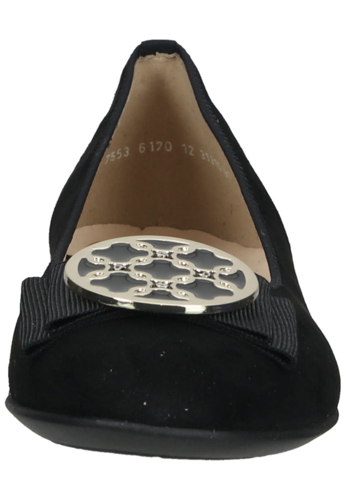 ara Ballerinas Veloursleder Schwarz