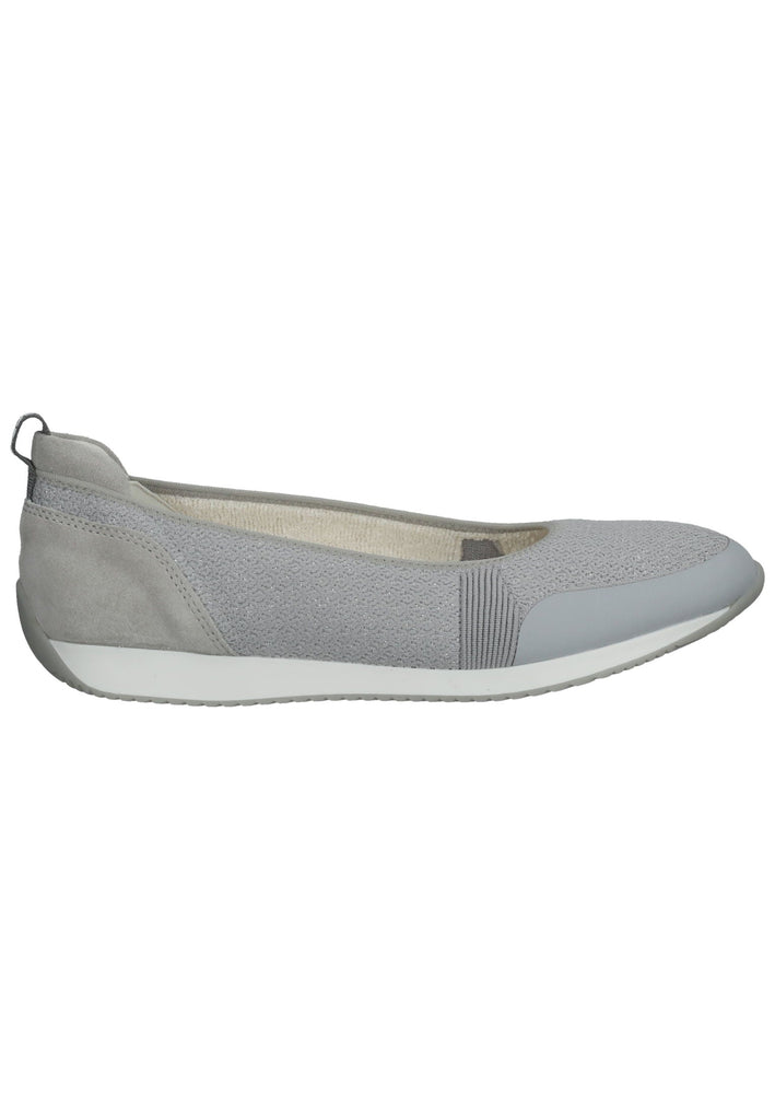 ara Ballerinas Veloursleder/Textil Grau