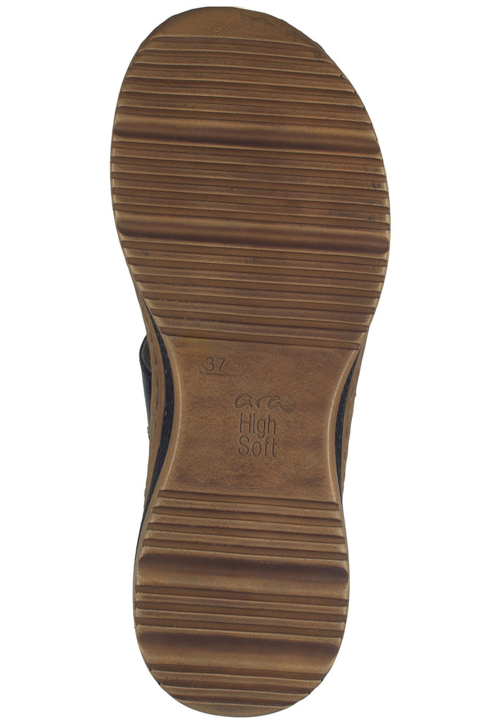 ara Pantoletten Glattleder Schwarz