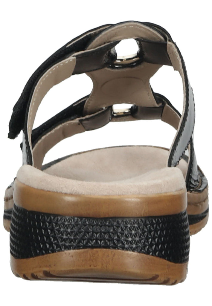 ara Pantoletten Glattleder Schwarz