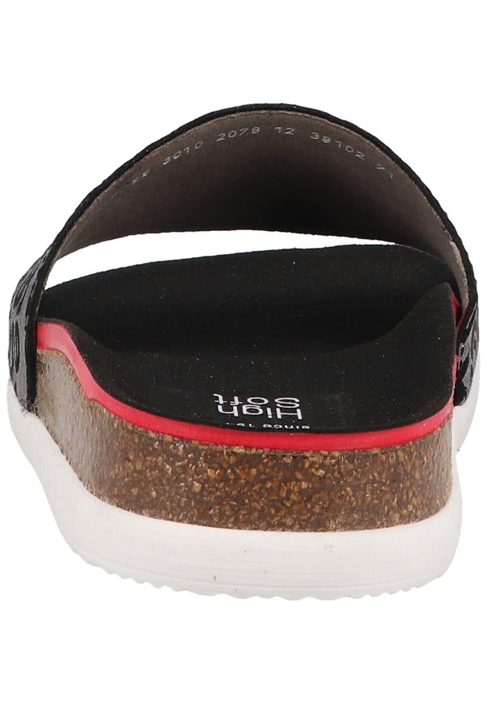 ara Pantoletten Glattleder Schwarz