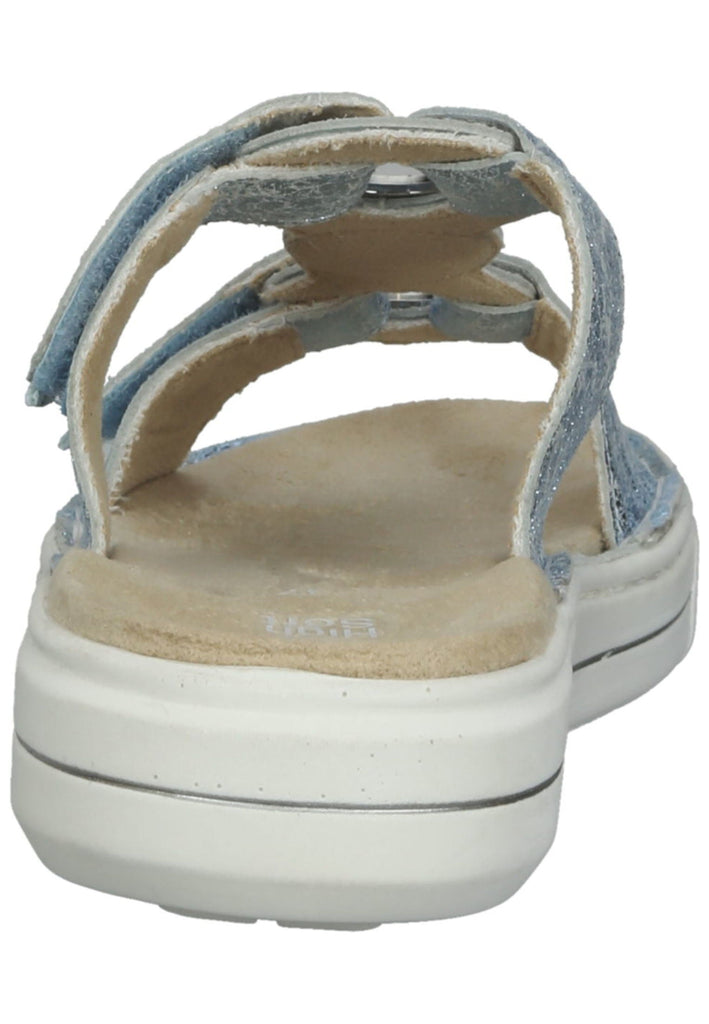 ara Pantoletten Leder Aqua