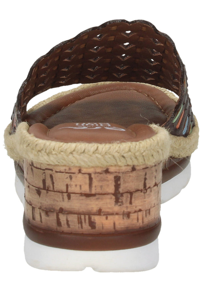 ara Pantoletten Leder Dunkelbraun