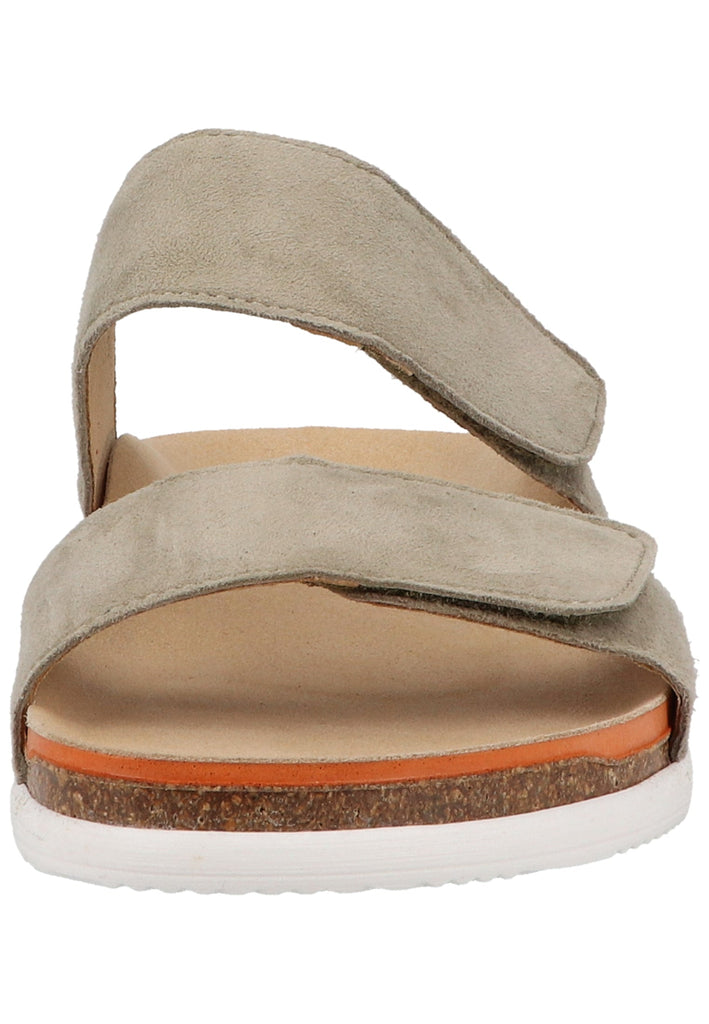 ara Pantoletten Leder Grün