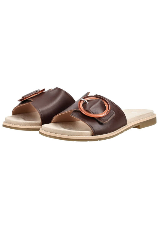 ara Pantoletten Leder Mocca