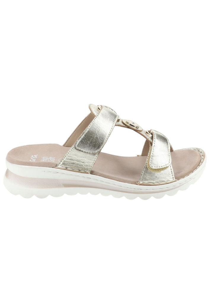 ara Pantoletten Leder Platin