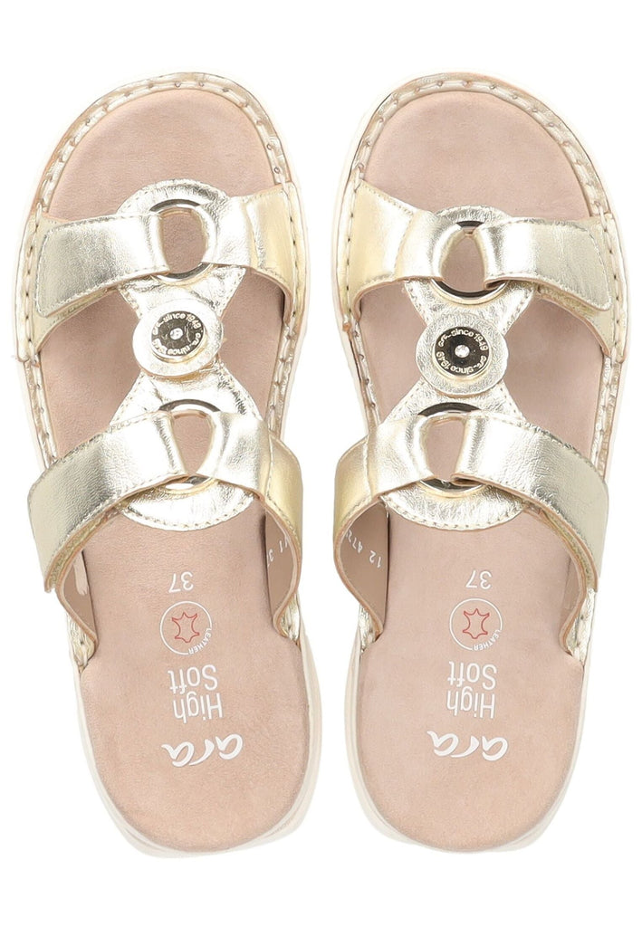 ara Pantoletten Leder Platin