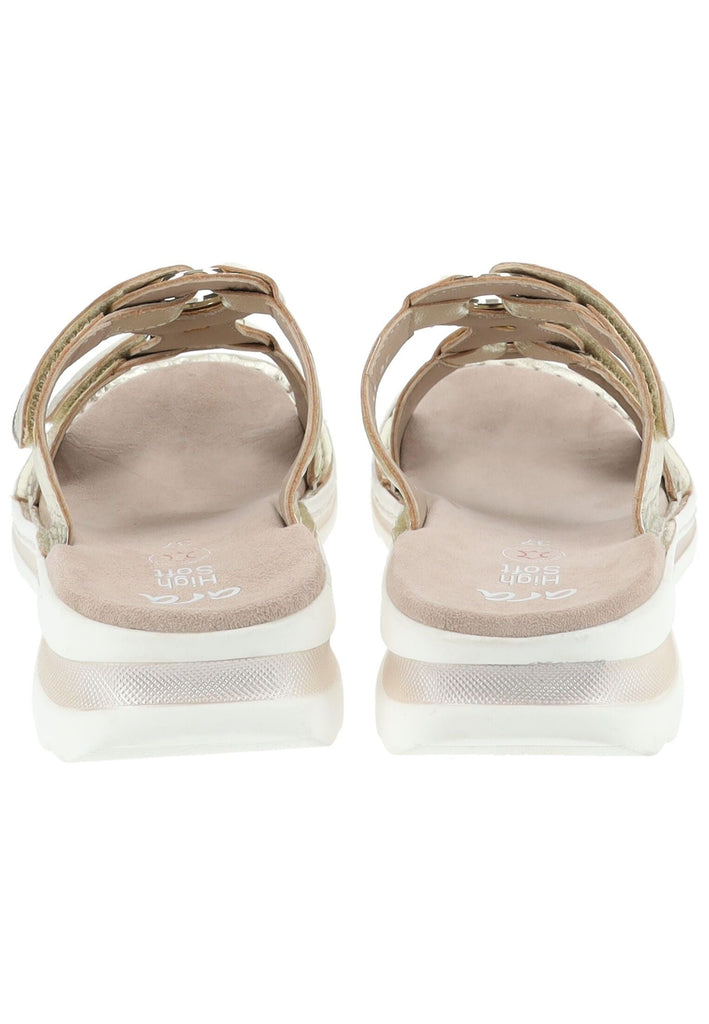 ara Pantoletten Leder Platin