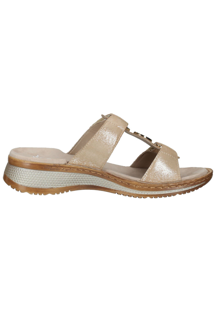 ara Pantoletten Leder Sand