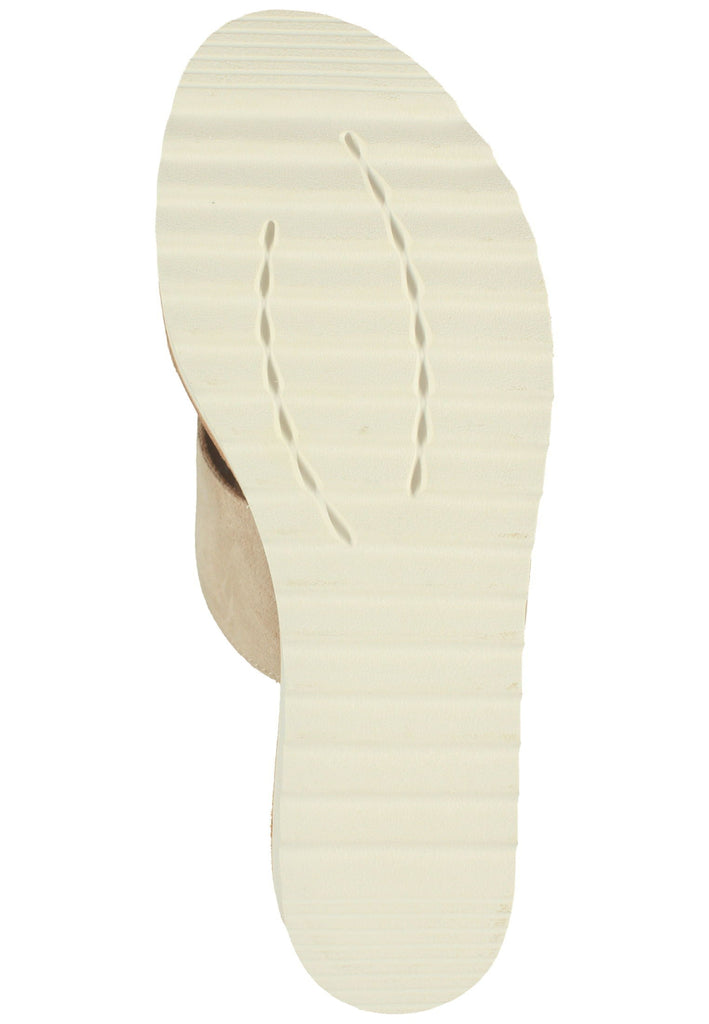 ara Pantoletten Leder Sand