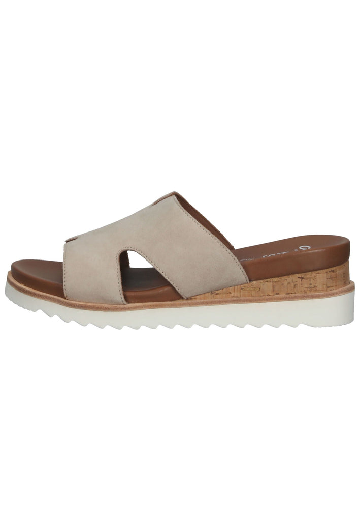 ara Pantoletten Leder Sand