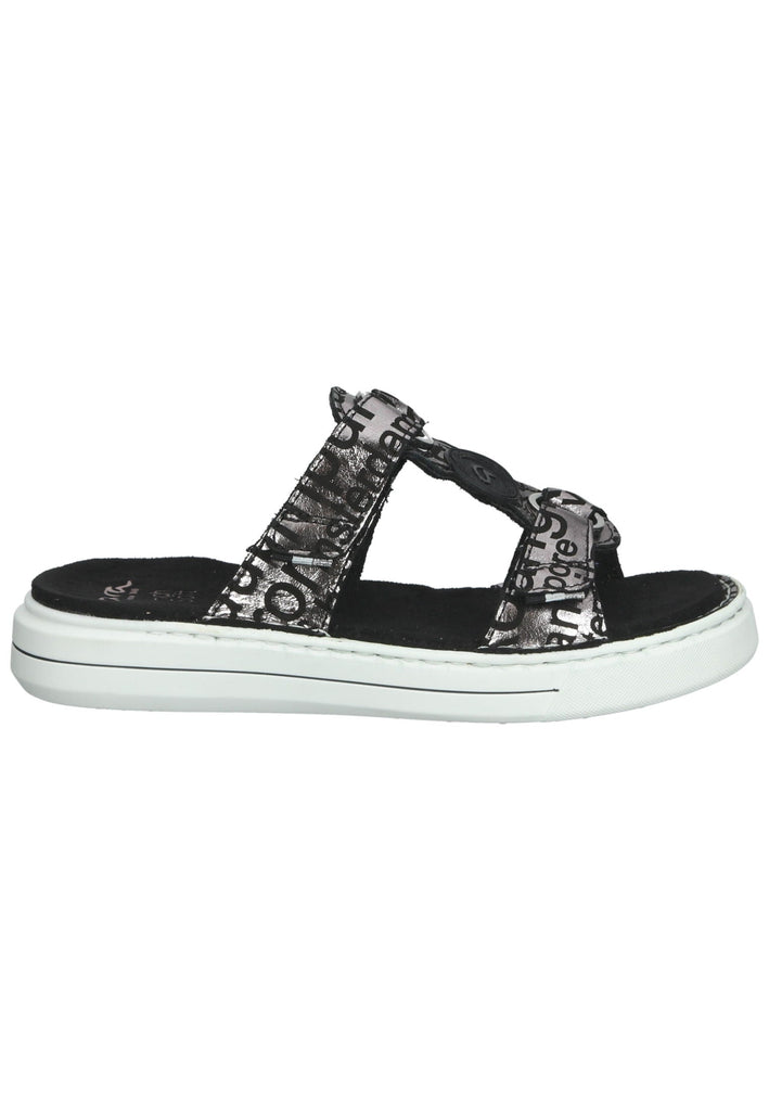 ara Pantoletten Leder Schwarz