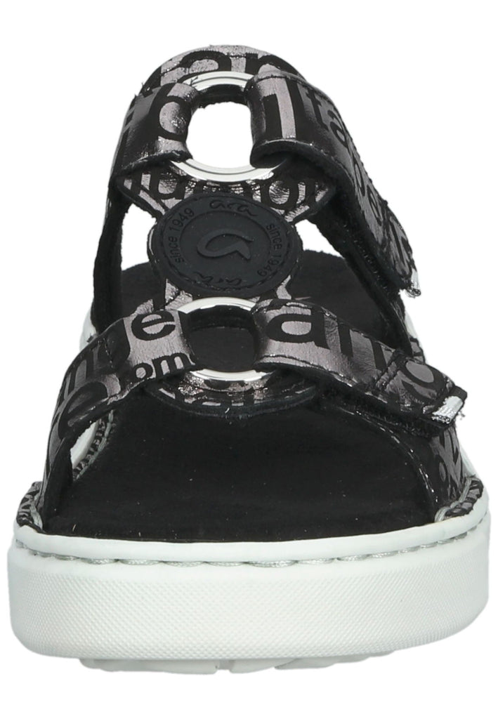 ara Pantoletten Leder Schwarz