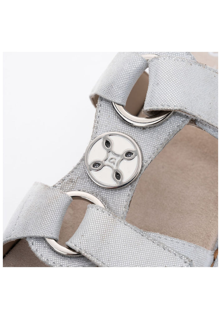 ara Pantoletten Leder Weiß