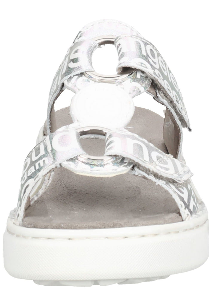 ara Pantoletten Leder Weiß