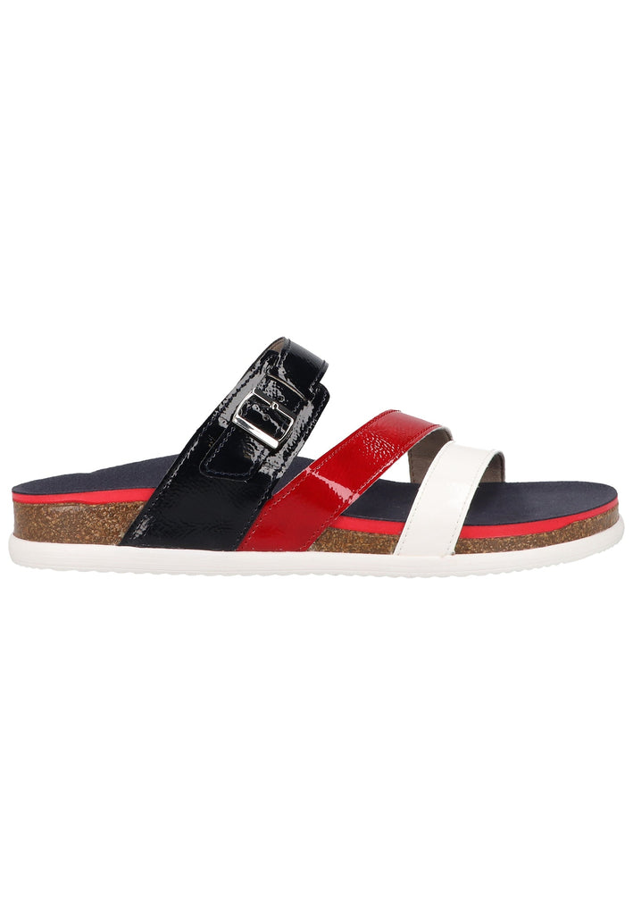 ara Pantoletten Leder Weiß Lack