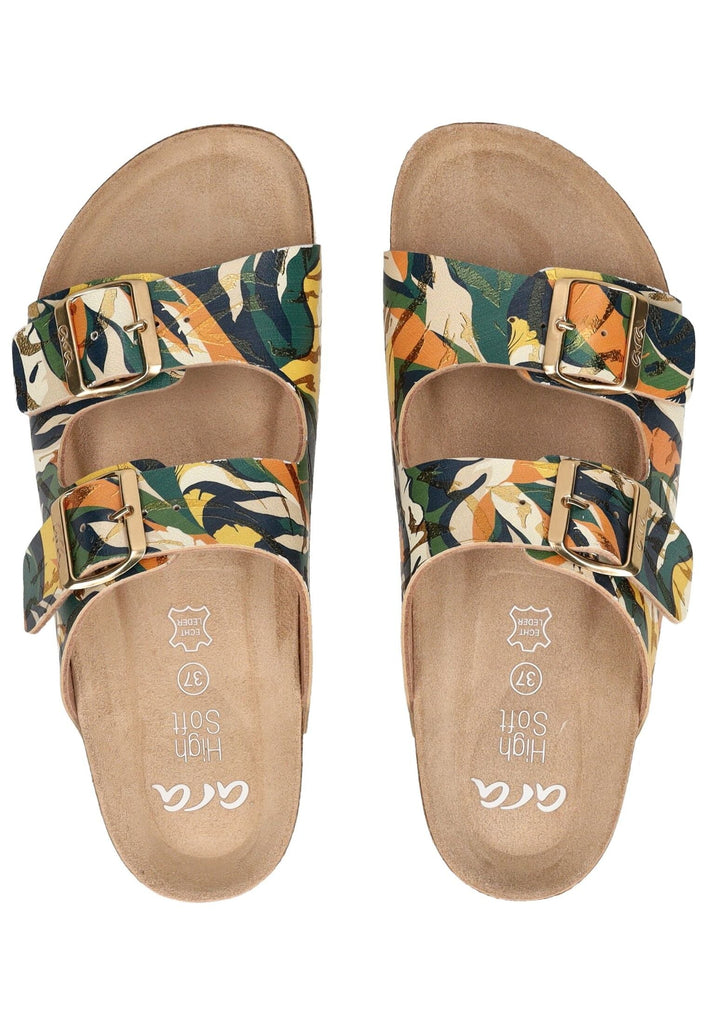 ara Pantoletten Lederimitat Beige