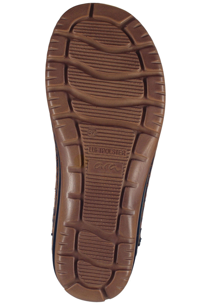 ara Pantoletten Lederimitat Blau