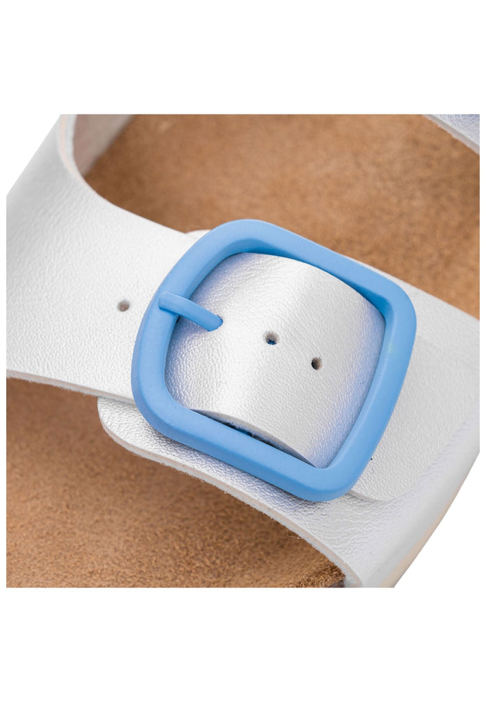 ara Pantoletten Lederimitat Grau