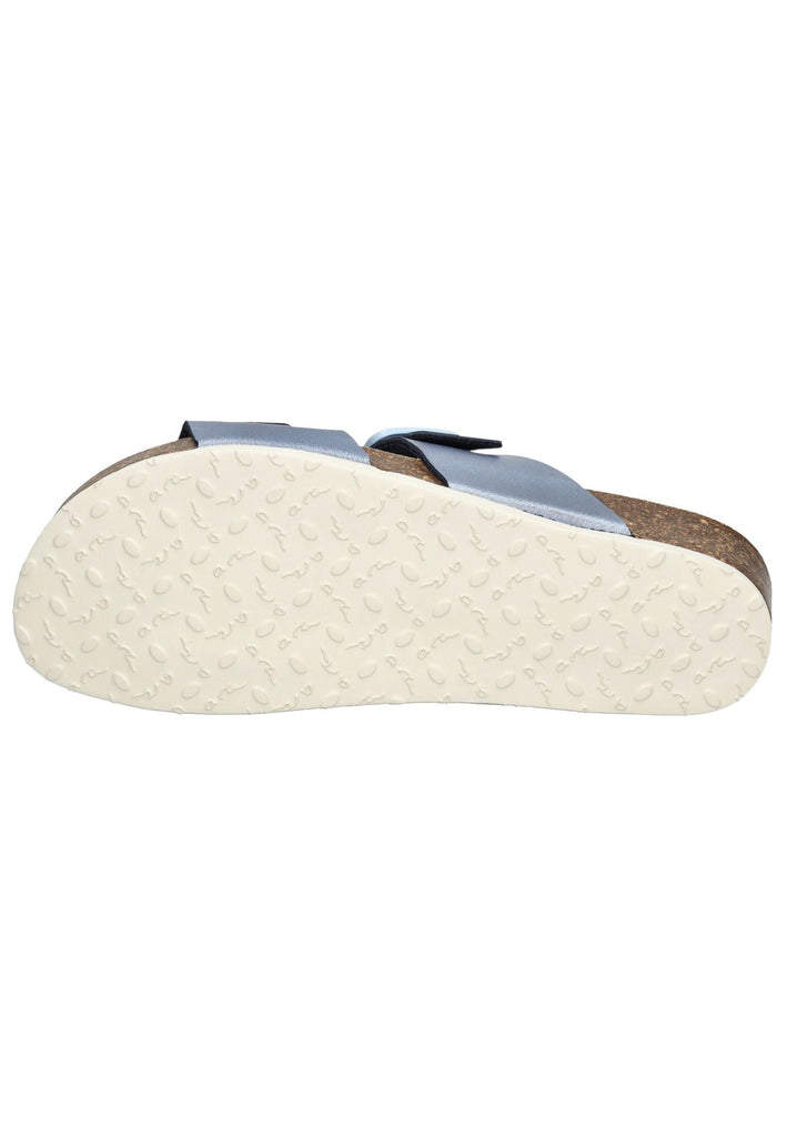 ara Pantoletten Lederimitat Hellblau