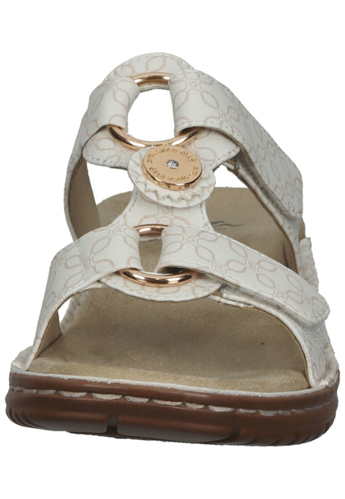 ara Pantoletten Lederimitat Sand