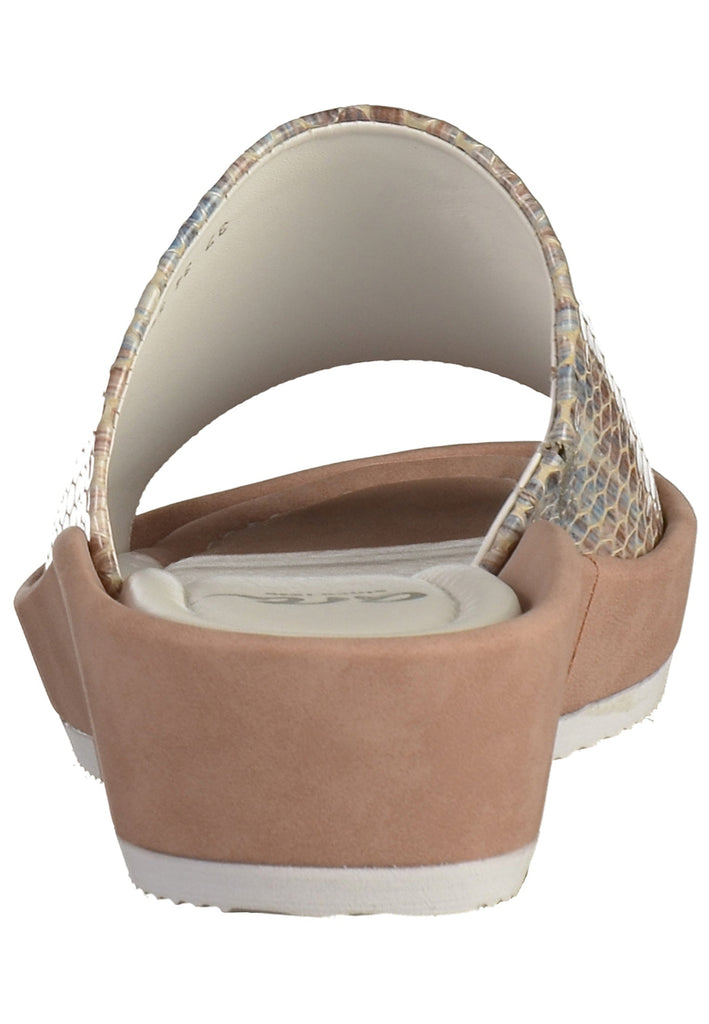 ara Pantoletten Lederimitat Taupe