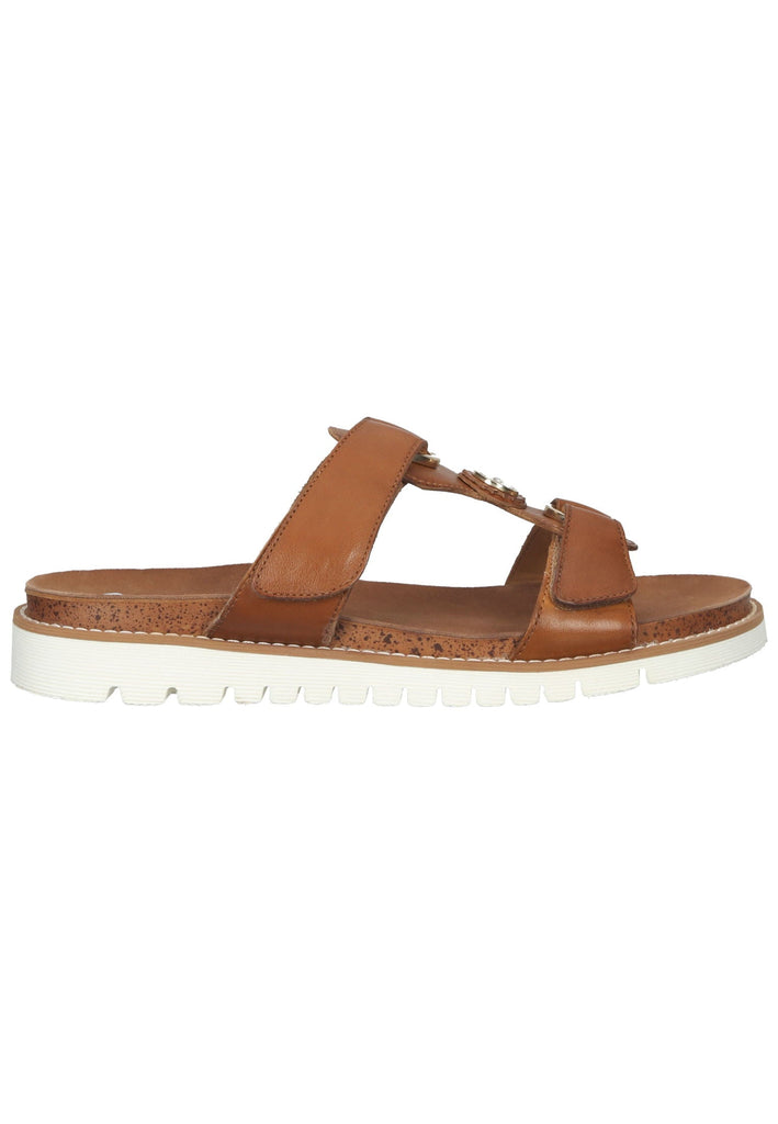 ara Pantoletten Nappaleder Cognac