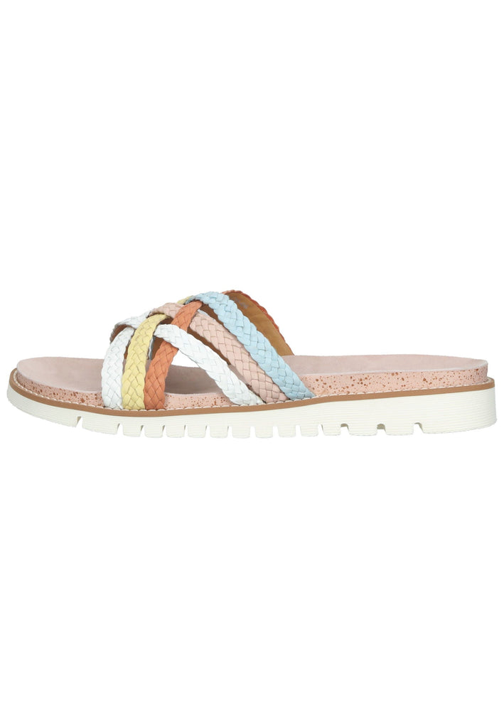 ara Pantoletten Nappaleder Weiß kombi