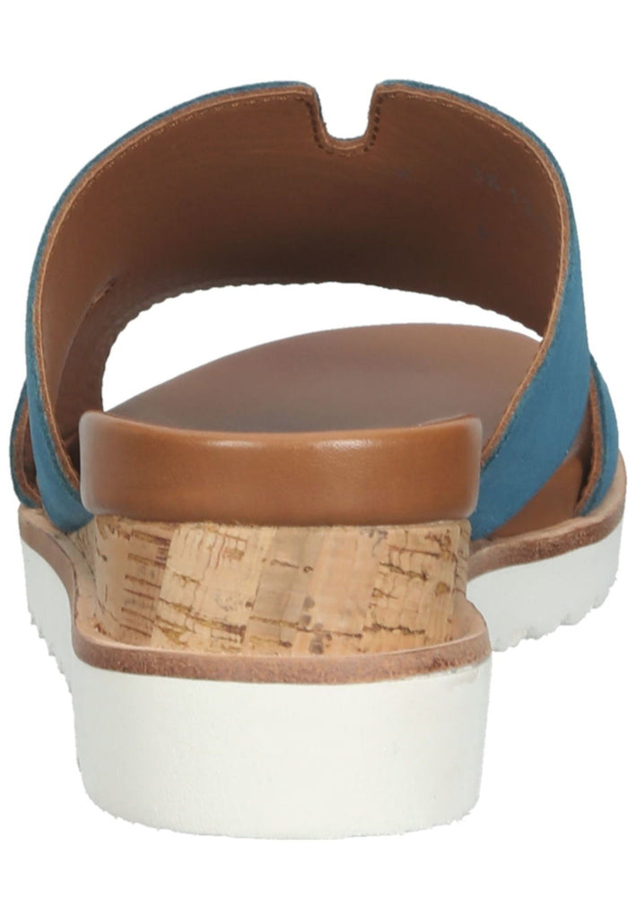 ara Pantoletten Veloursleder Blau