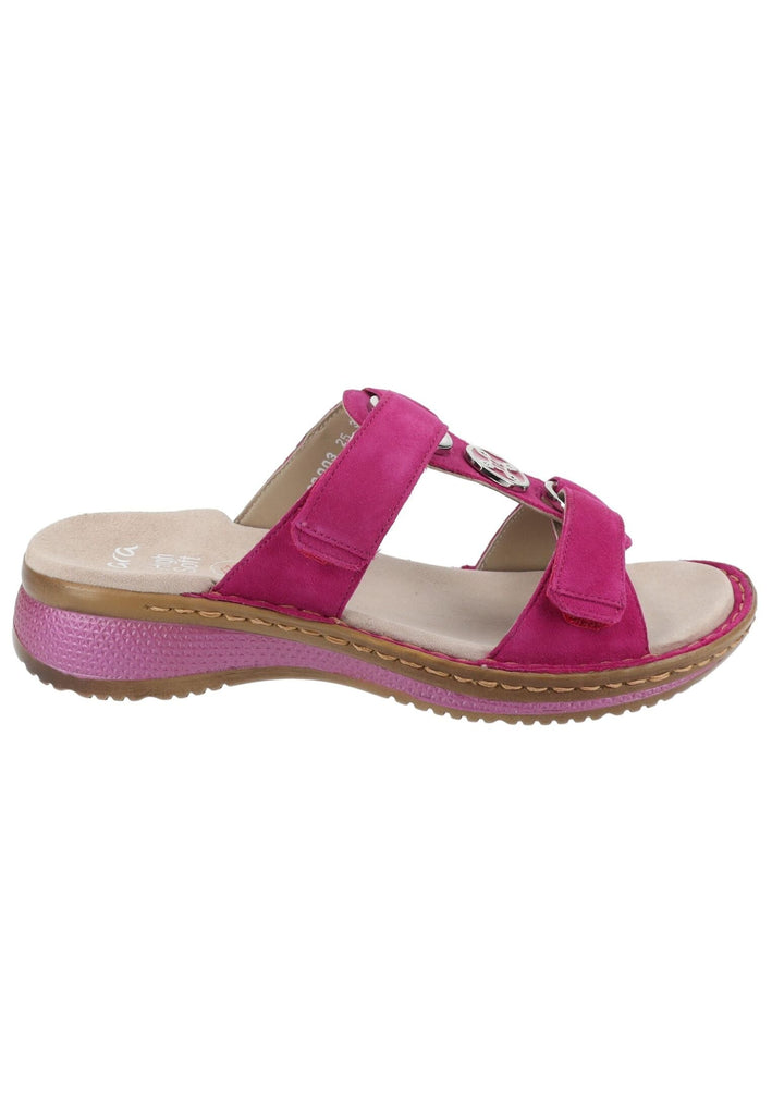 ara Pantoletten Veloursleder Pink