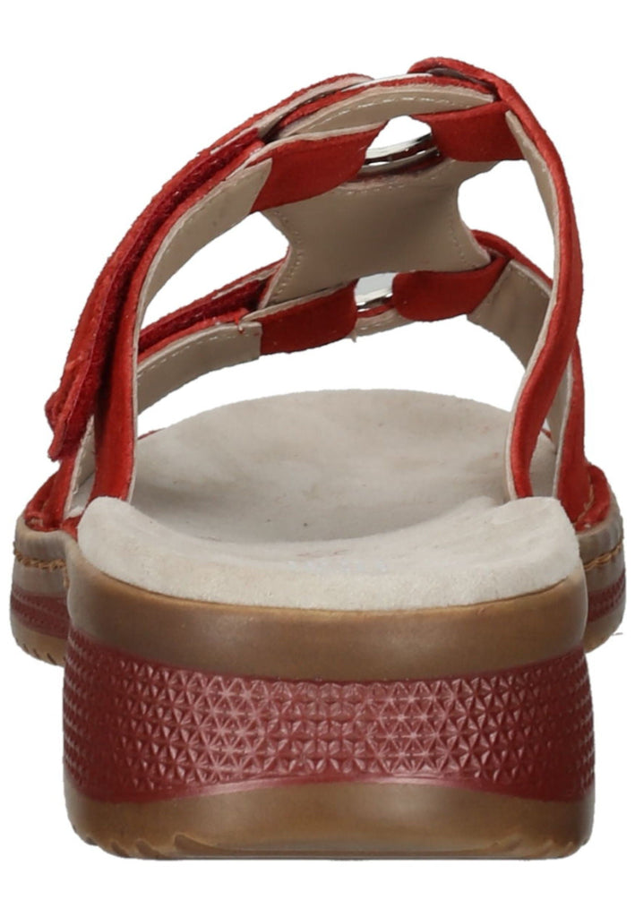 ara Pantoletten Veloursleder Rot