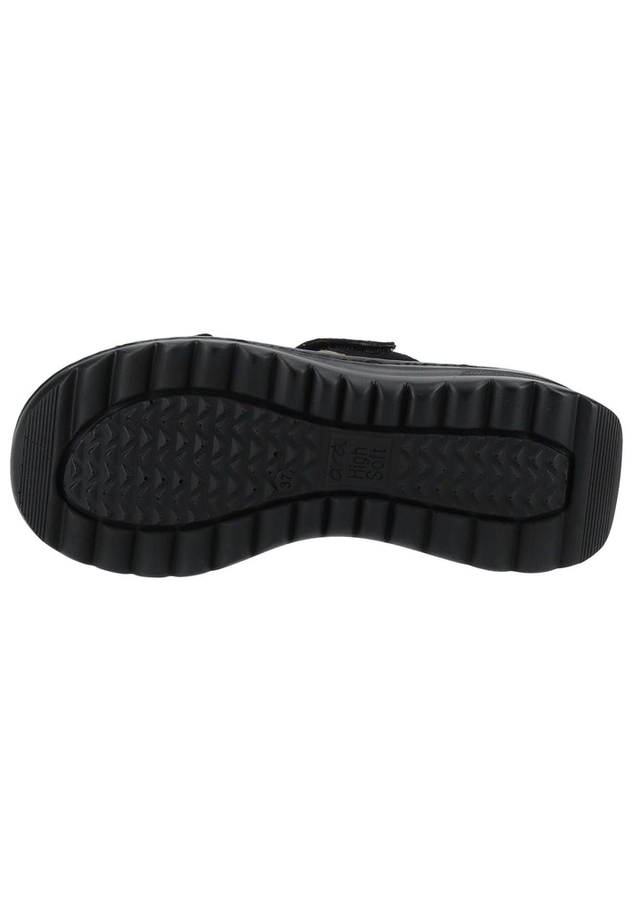 ara Pantoletten Veloursleder Schwarz