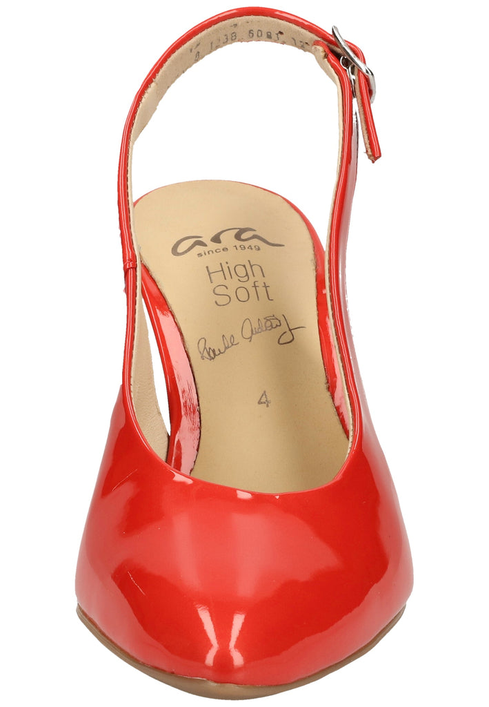 ara Pumps Leder Coral Lack