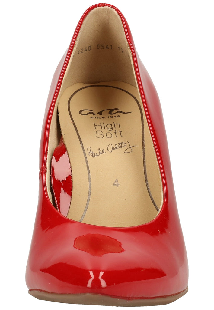 ara Pumps Leder Rot Lack