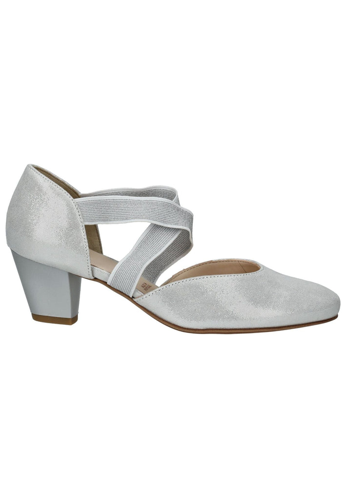 ara Pumps Leder Weiß