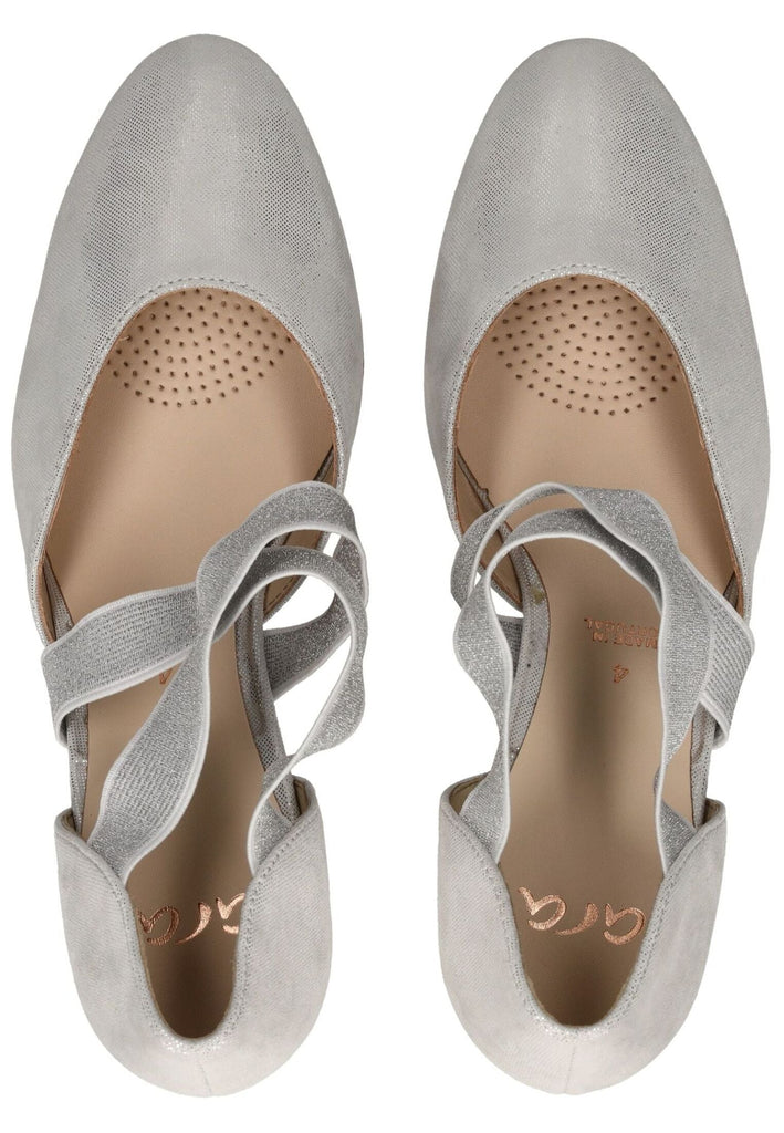 ara Pumps Leder Weiß