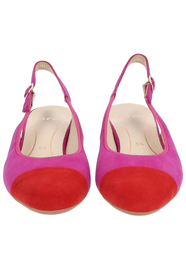 ara Pumps Veloursleder Rot/Pink