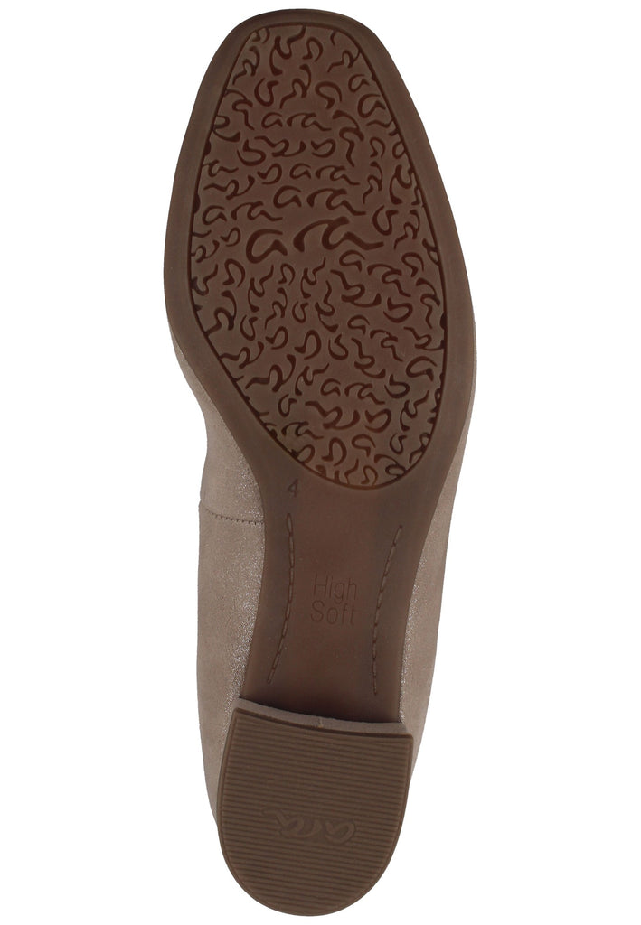 ara Pumps Veloursleder Sand