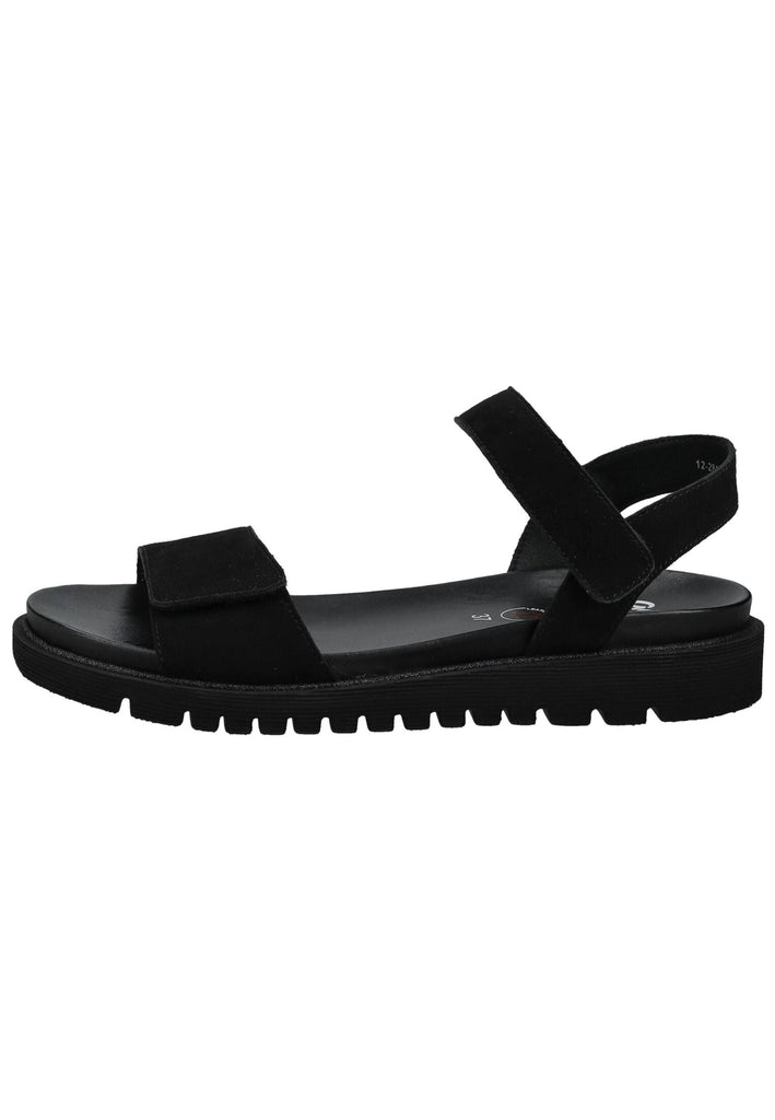 Sandalen ara Sandalen Veloursleder Schwarz