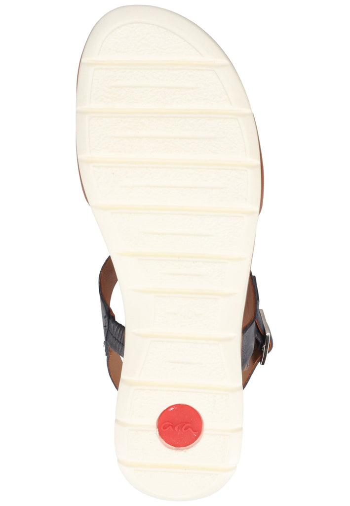 ara Sandalen Glattleder Braun/Blau
